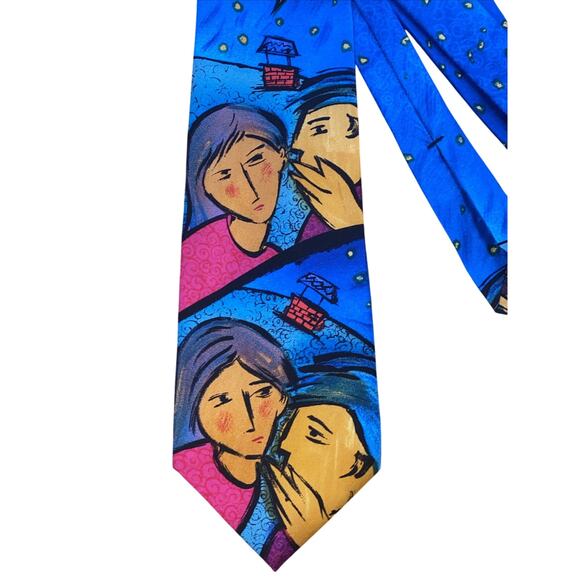 2000 The Beatles Do You Want To Know A Secret Mens 100% Silk Necktie Tie Art - Picture 6 of 7